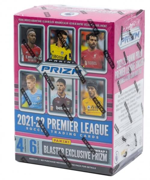 2021-2022 Panini Prizm Premier League Blaster Box - futbalové karty