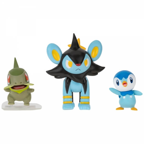 Pokémon akčné figúrky Axew, Luxio, Piplup 5 - 8 cm