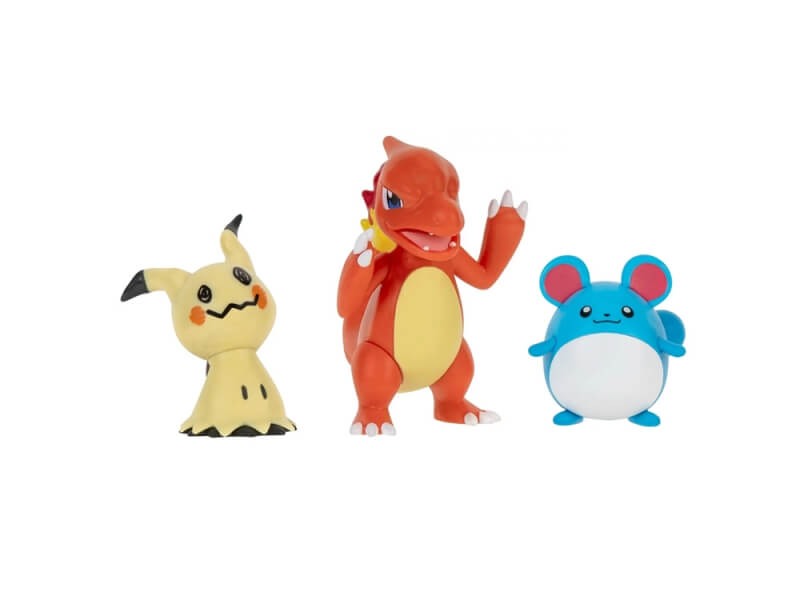 Pokémon akčné figúrky Mimikyu, Charmeleon, Marill 5 - 8 cm