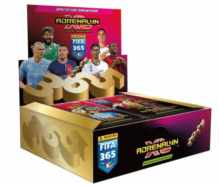 Futbalové karty Panini FIFA 365 2023/2024 Adrenalyn Booster Box