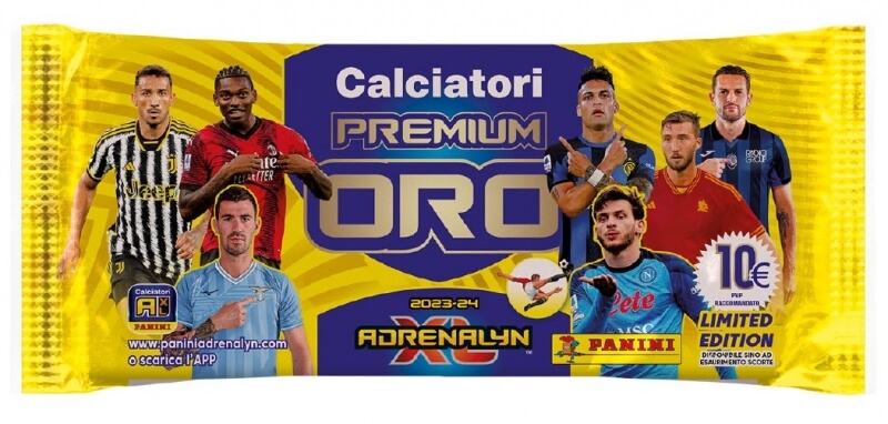 Panini Talianska Seria A 2023/2024 - karty Premium ORO Gold