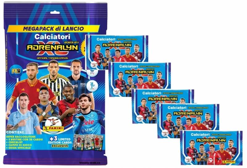 Panini Talianska Seria A 2023/2024 - Štarter set futbalových kariet