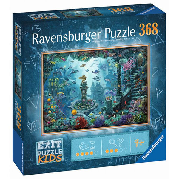 Exit KIDS Puzzle: Potopená Atlantída - 368 dielikov (puzzle a únikovka v jednom)