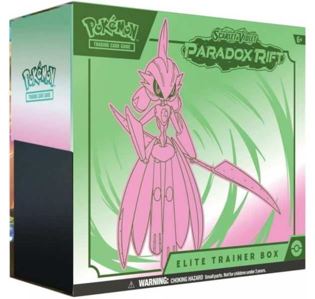 Pokémon Paradox Rift Elite Trainer Box - Iron Bundle (zelený) - 2. akosť