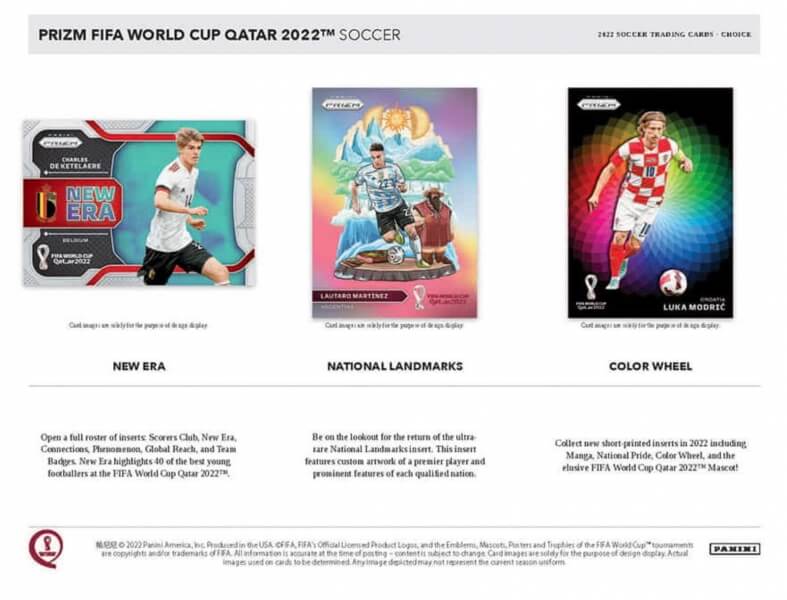2022 Panini Prizm Choice World Cup Hobby Box - Futbalové karty