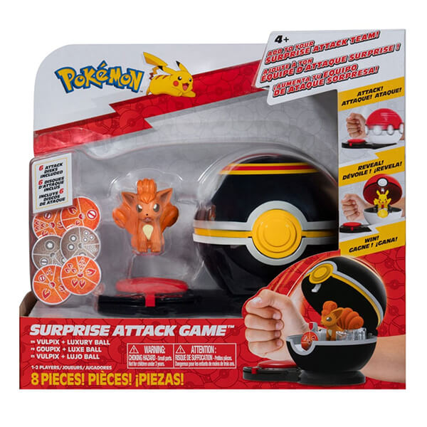 Pokémon figúrková bitka - Surprise Attack Game - Vulpix