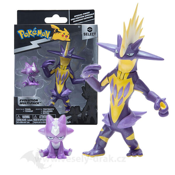 Pokémon akčné figúrky Toxel a Toxtricity 5 - 7 cm