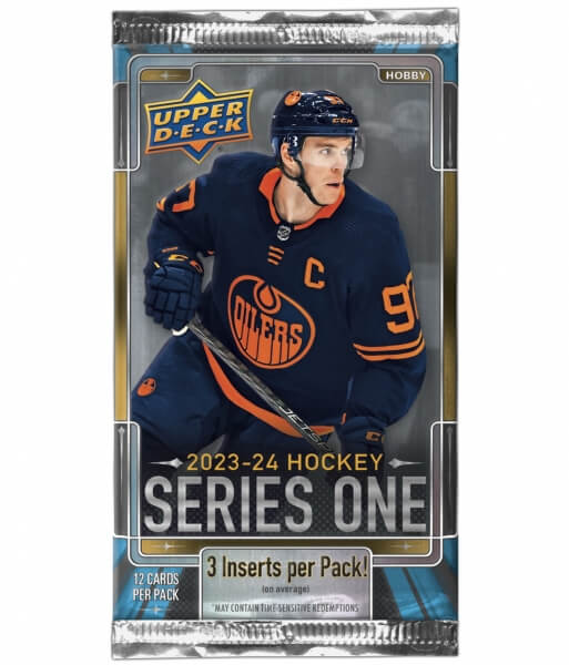 2023-2024 NHL Upper Deck Series One Hobby balíček - hokejové karty