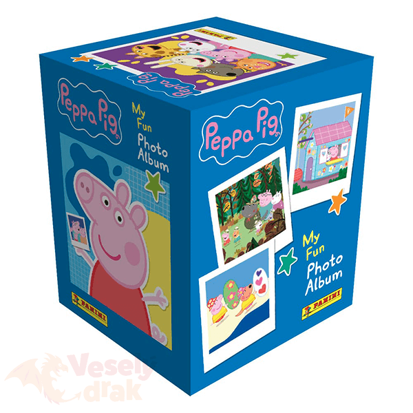 Prasiatko Peppa - samolepky - box 36 balíčkov