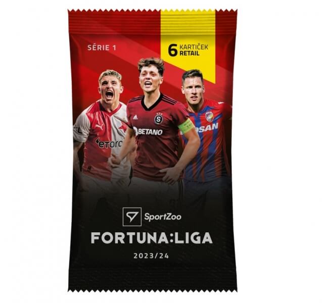 Futbalové karty Fortuna Liga 2023-24 Retail balíček 1. seria