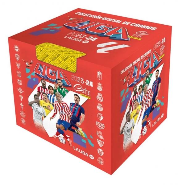 Futbalové samolepky Španielska La Liga 2023/2024 - box 50 balíčkov