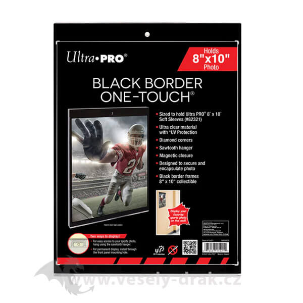 Obal na veľkú fotografiu - Ultra Pro One Touch Magnetic Holder 20x24 cm (Black Border)
