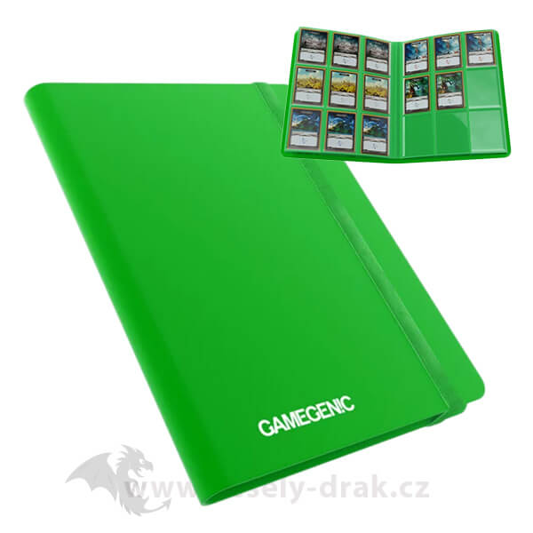 Album na karty Gamegenic Casual 18-Pocket Green - 2. akosť