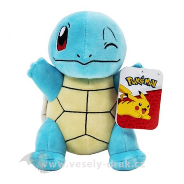 Pokémon plyšák Squirtle žmurkajúci 20 cm