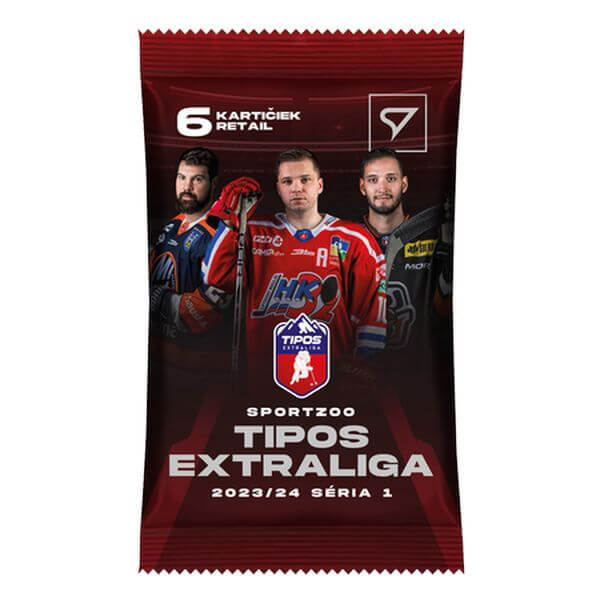 Hokejové karty Tipos extraliga 2023-2024 Retail balíček 1. séria