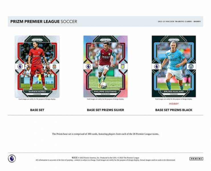 2022-2023 Panini Prizm Premier League Soccer Hobby box - futbalové karty