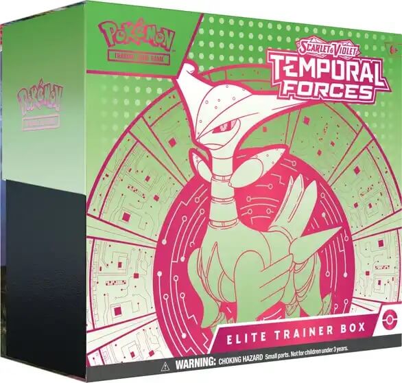 Pokémon Temporal Forces Elite Trainer Box - Iron Thorns (zelený) - 2. akosť