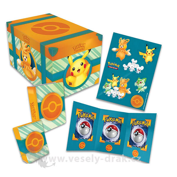 Pokémon Paldea Adventure Chest - darčekový box Pikachu