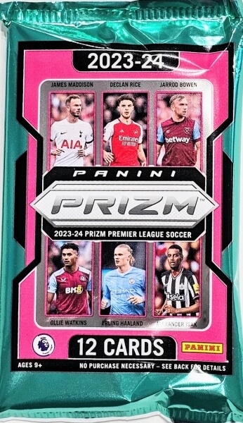 2023-2024 Panini Prizm Premier League Soccer Hobby balíček - futbalové karty