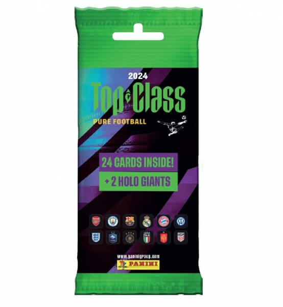 Futbalové karty Panini Top Class 2024 - Fat Pack