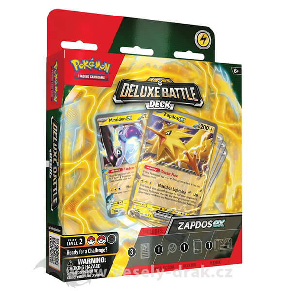 Pokémon Zapdos ex Deluxe Battle Deck - mierne až pokročilí hráči