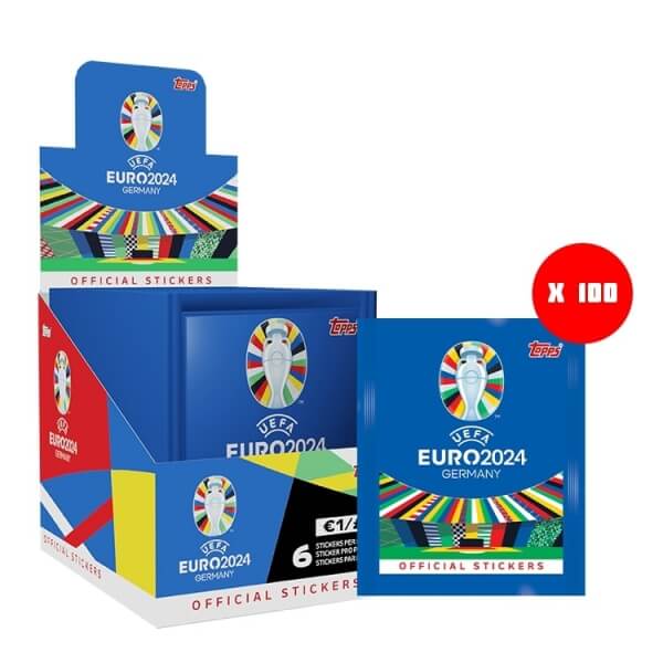 Veselý drak Futbalové samolepky EURO 2024 Box