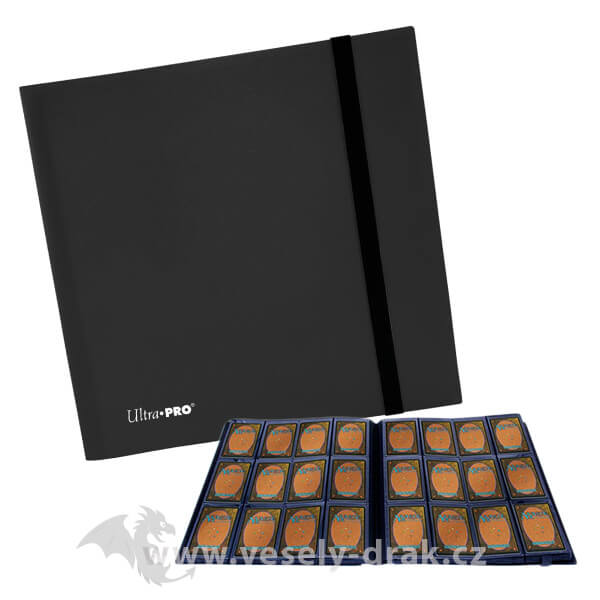 Album na karty UltraPro Eclipse Pro-Binder 12-Pocket na 480 kariet Jet Black