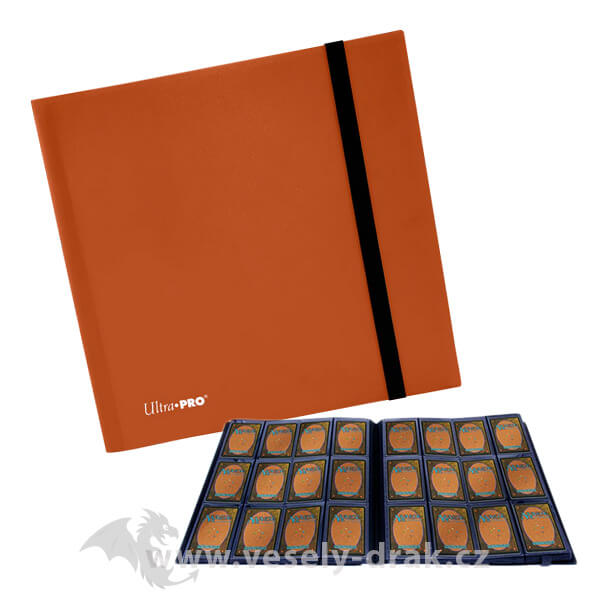 Album na karty Ultra Pro - Eclipse Pro-Binder 12-Pocket na 480 kariet Pumpkin Orange