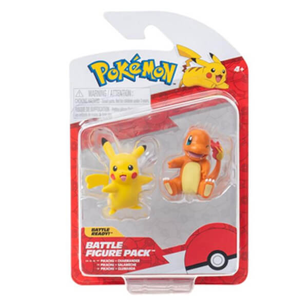 Pokémon akčné figúrky Pikachu a Charmander  - 5 cm