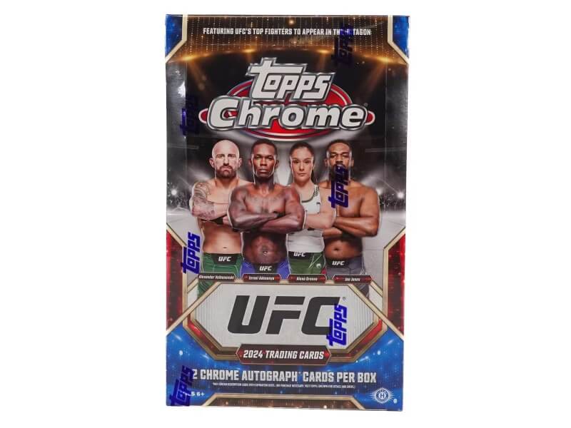 Topps UFC Chrome Hobby Box 2024 - zberateľské karty  MMA