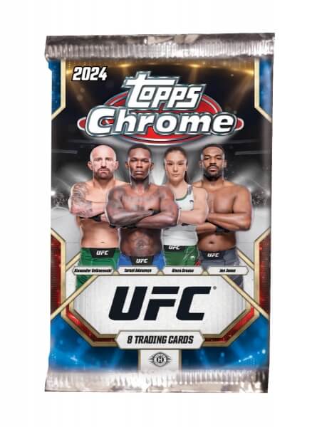 Topps UFC Chrome Hobby balík 2024 - zberateľské karty  MMA
