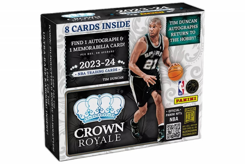 2023-2024 NBA karty Panini Crown Royale Basketball Hobby Box - 2. akosť