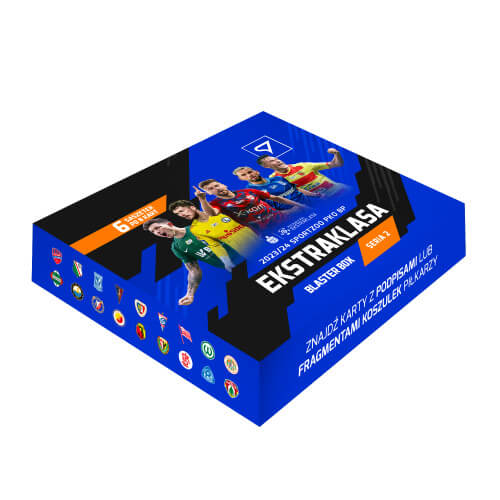 Futbalové karty Ekstraklasa 2023-2024 Blaster box 2. série