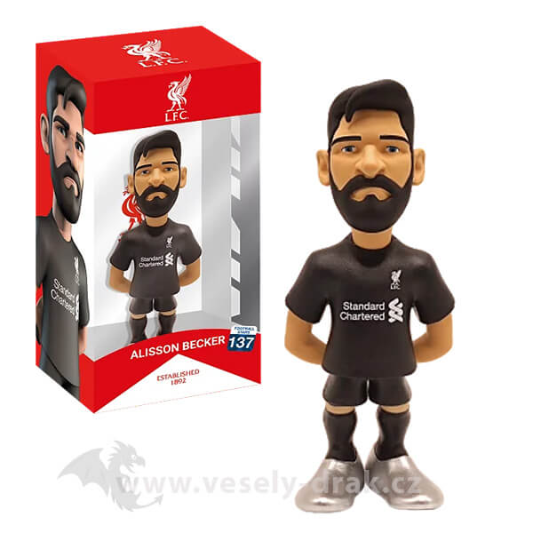 Futbalová figúrka Minix FC Liverpool - Alisson Becker