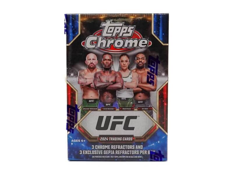 Topps UFC Chrome Blaster Box 2024 - zberateľské karty  MMA
