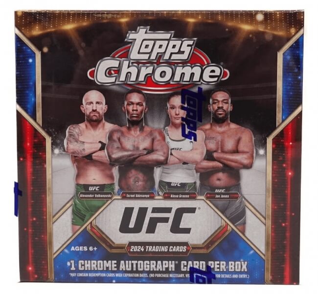 Topps UFC Chrome Mega Box 2024 - zberateľské karty  MMA