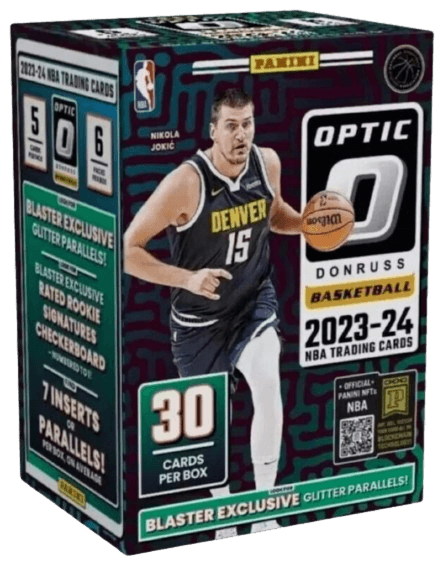 2023-2024 NBA karty Panini Donruss Optic Basketball Blaster Box (Glitter Parallels)