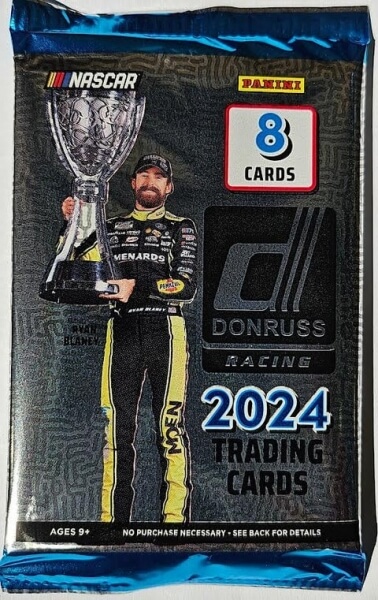 2024 Panini Donruss Racing Hobby balíček - karty Nascar závodov