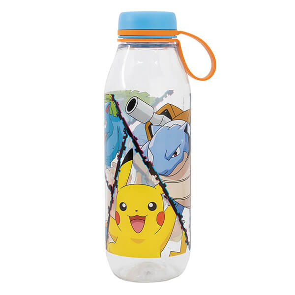 Fľaša na pitie Pokémon - priehľadná - 650 ml