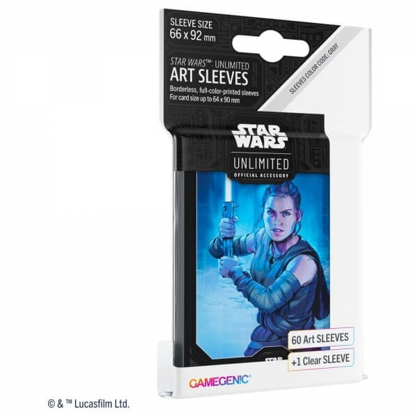 Obaly na karty Star Wars: Unlimited  - Rey - 60 ks
