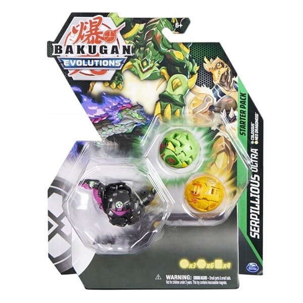 Bakugan štartovacia sada Serpillious Ultra + Colossus + Neo Dragonoid