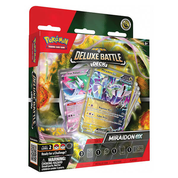 Pokémon Miraidon ex Deluxe Battle Deck - mierne až stredne pokročilí hráči