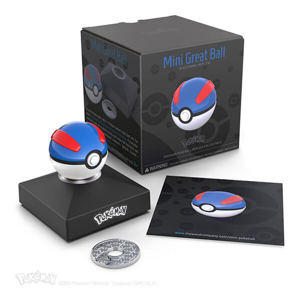 Pokémon Mini Replika Great Ball pre zberateľov (Mini Diecast Replica)