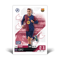 2024-2025 Topps Match Attax karta debut Fermin Lopez