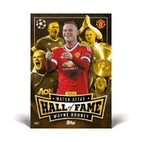 2024-2025 Topps Match Attax karta Hall of Fame Wayne Rooney