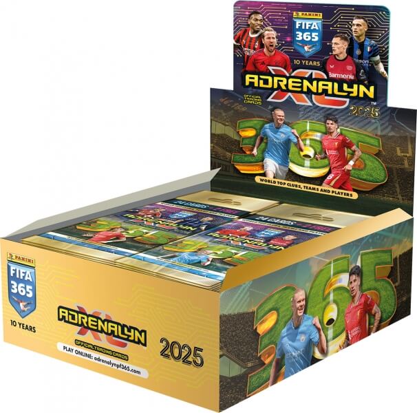 Futbalové karty Panini FIFA 365 2024/2025 Adrenalyn - Fat Pack Box