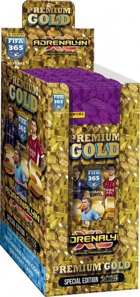 Futbalové karty Panini FIFA 365 2024/2025  - Premium Gold Box