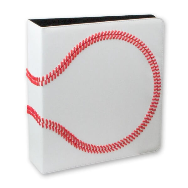 Krúžkový album BCW Collectors Baseball - Premium White - 2. jakost