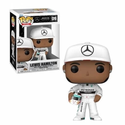 Funko POP! figúrka Racing S4 #09 - Lewis Hamilton s prilbou