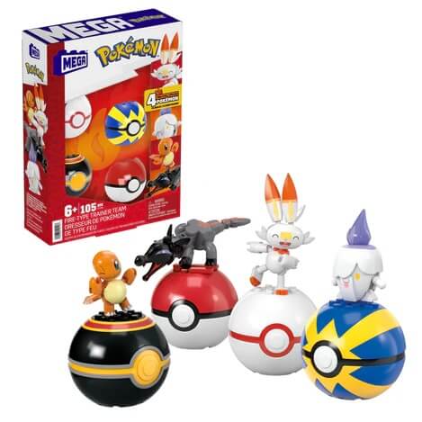Pokémon MEGA Set - Ohnivý trénerský tím